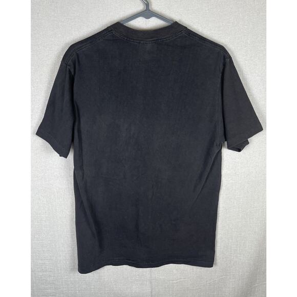 VTG The Beatles T Shirt Mens * FITS SMALL * Black 4 Face 1987 Graphic Portrait - Picture 3 of 9